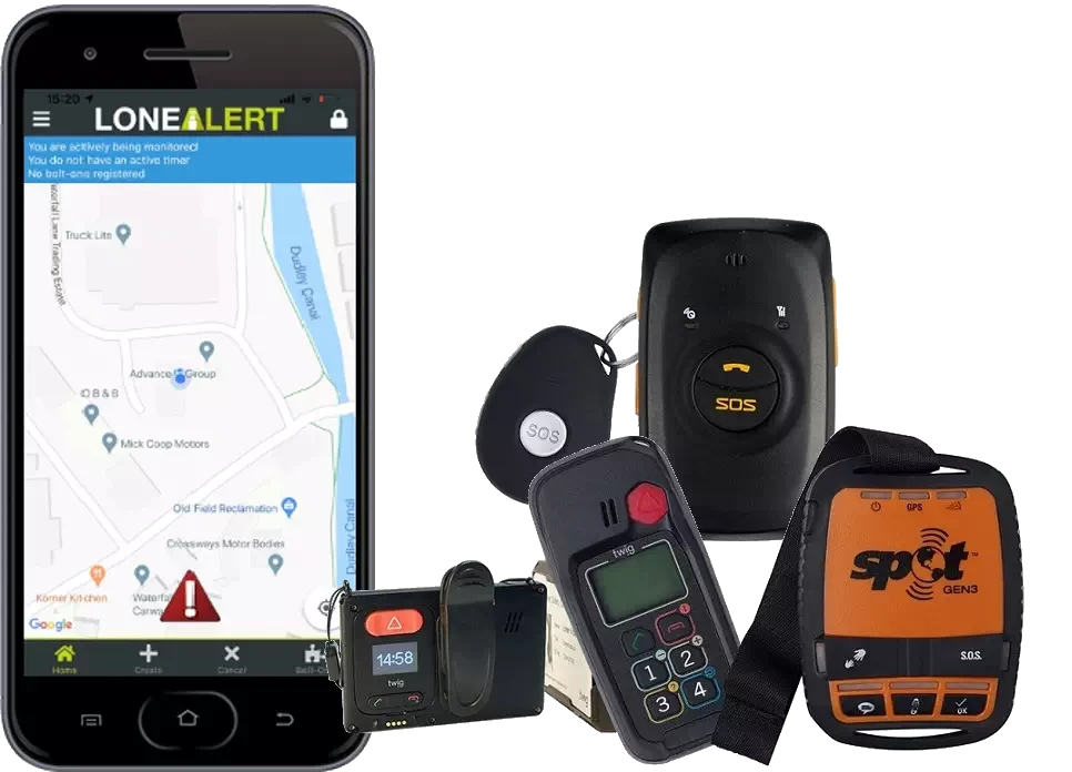 LoneAlert range of devices