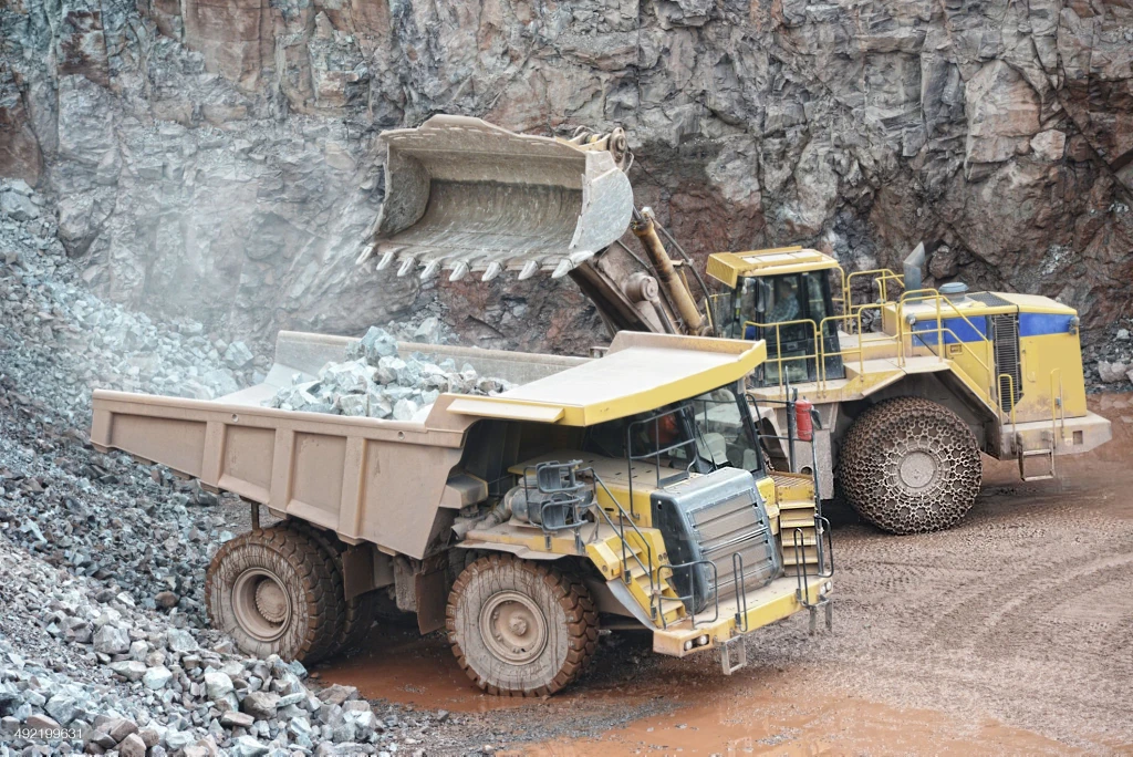 dumper vehicles in quarry